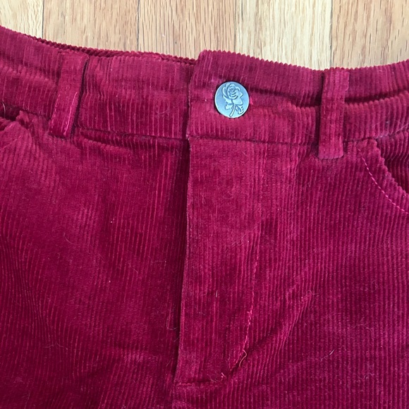 Red Corduroy Dangerfield Pants - Picture 5 of 8